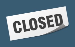 Closed Sign