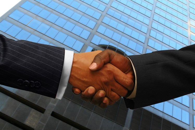 shaking hands