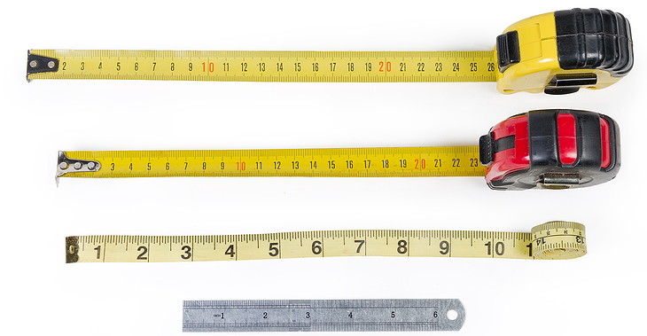 tape measures and rulers imperial and metric