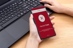 payment failed