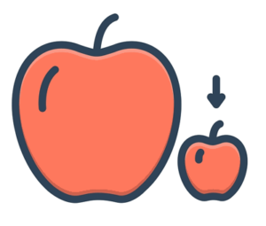 big apple small apple large scale small scale